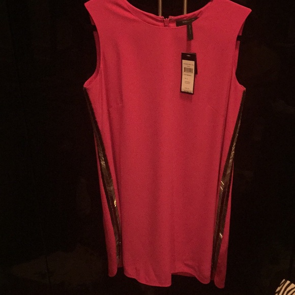 BCBGMAXAZRIA ONYX BEADED SIDE-PANEL DRESS (NEW) - Picture 5 of 8